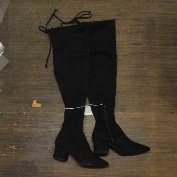 A New Day Women's Greta Tall Dress Boots 88687898 Black 6M - Picture 6 of 8